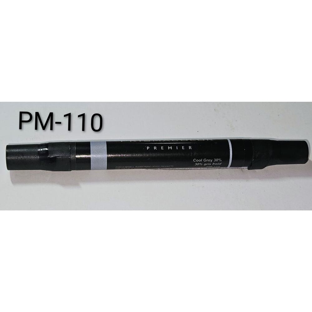 Prismacolor Premier PM-110 COOL GREY 30% Double Sided Art Marker Chisel Fine NEW